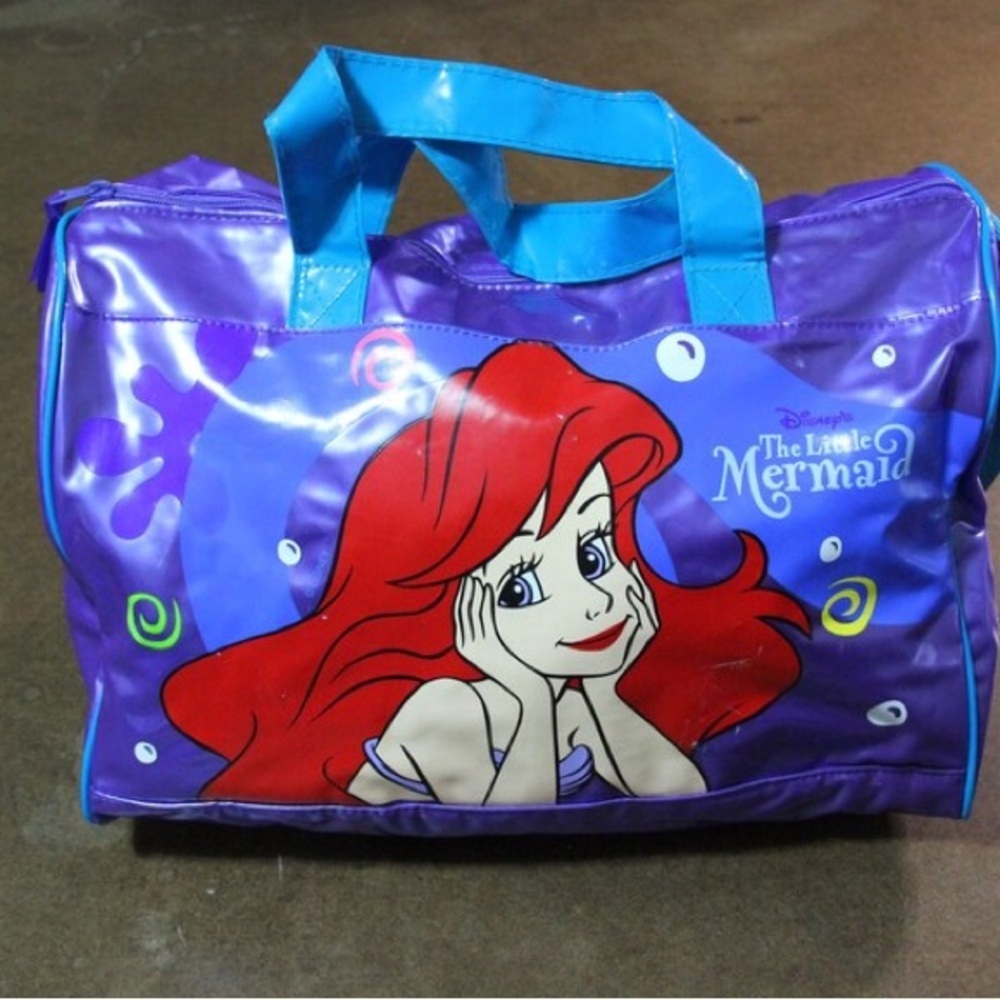 The Little Mermaid Bag, Mini Duffel Bag Vintage 1990s